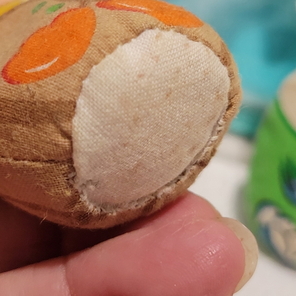 Knickerbocker 1978 vintage Easter Egg bean bag animals toy in carton - Picture 10 of 12